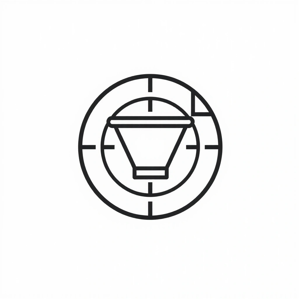 Icon representing targeted advertising and marketing